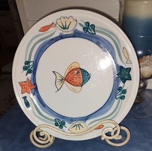 I call it the fish plate. I have one 11/3/4 dimension 2 small 7 inch saucersk